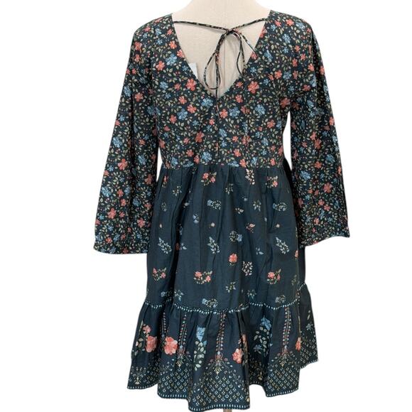 NWT Reistor × Madewell Puff Sleeve Bohemian Dress - Picture 3 of 7